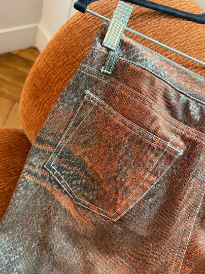 Cavalli glitter jeans & red