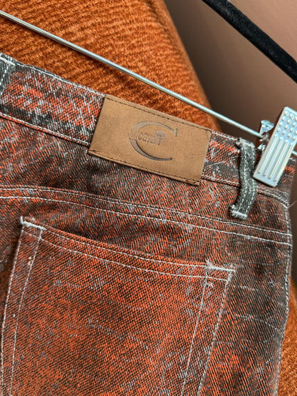 Cavalli glitter jeans & red