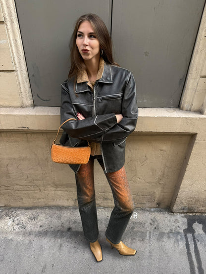 Vintage boots beige