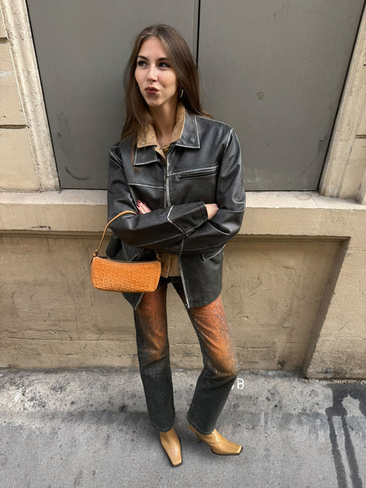 Vintage boots beige
