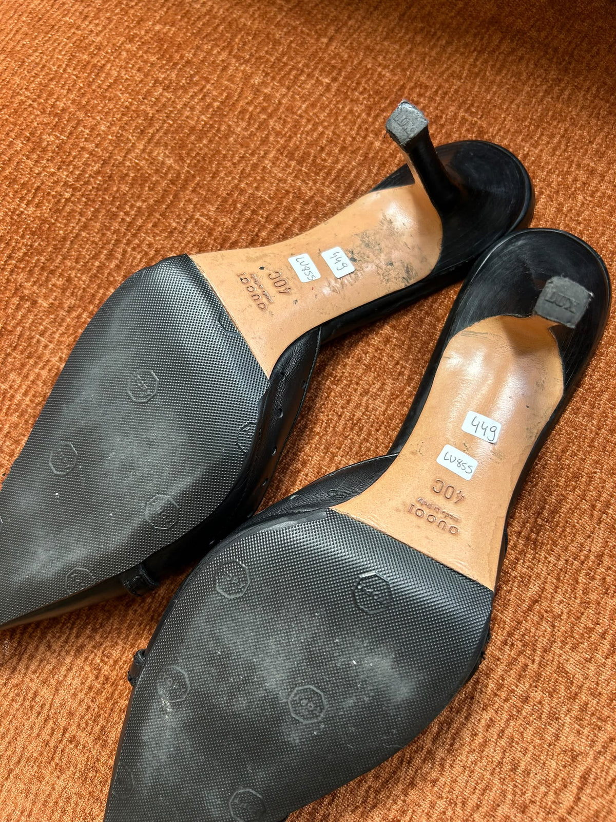 Gucci GG mules black