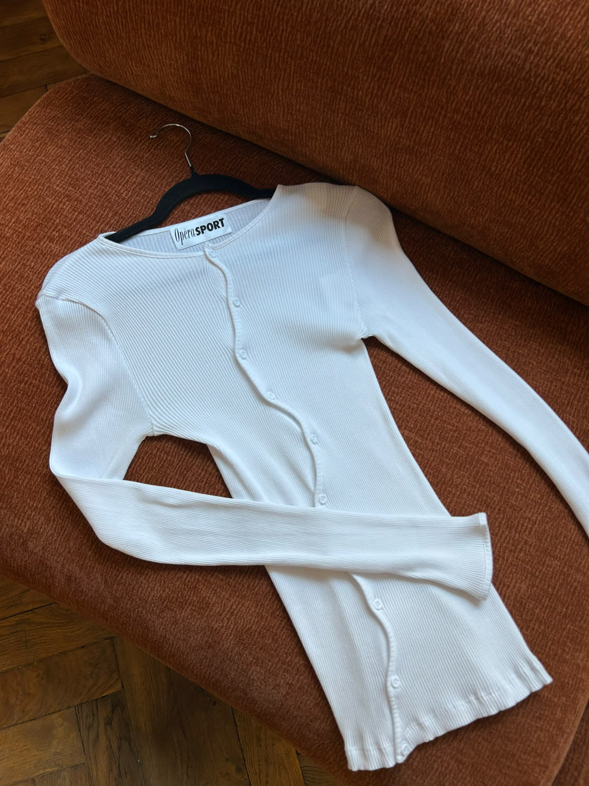 OpéraSport Claire seamless top white
