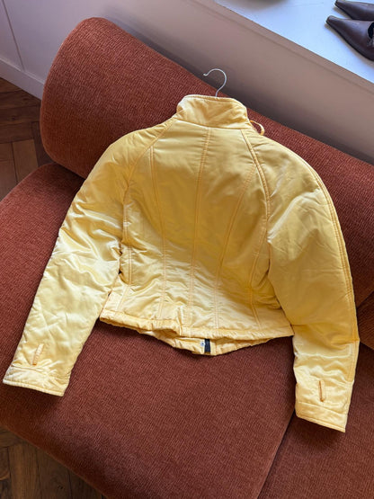 Roccobarocco fitted jacket yellow