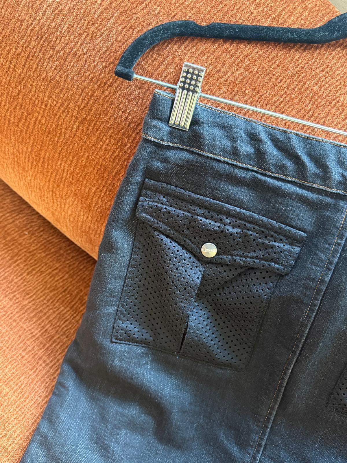Iceberg zipper skirt blue