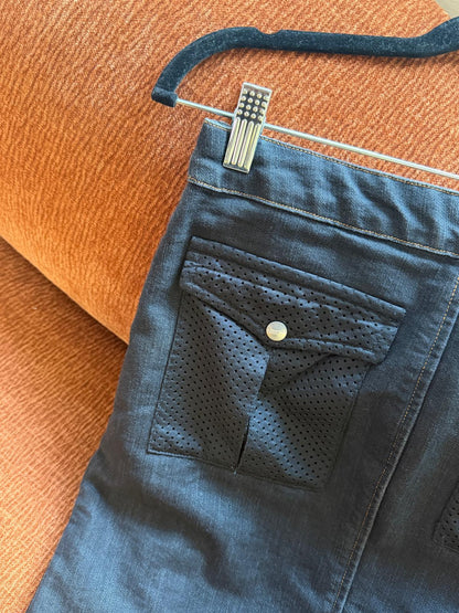 Iceberg zipper skirt blue