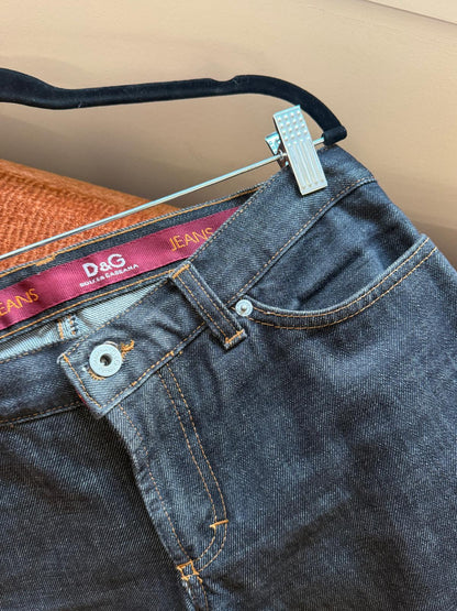 D&G zip jeans blue