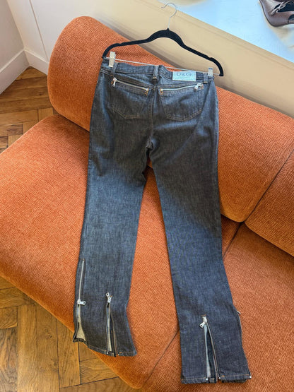 D&G zip jeans blue