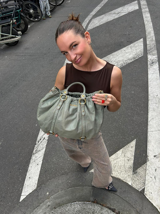 MiuMiu Vitello green