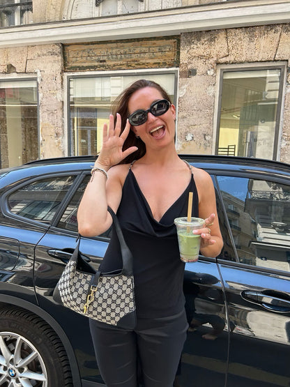 Gucci Jackie Monogram black & beige