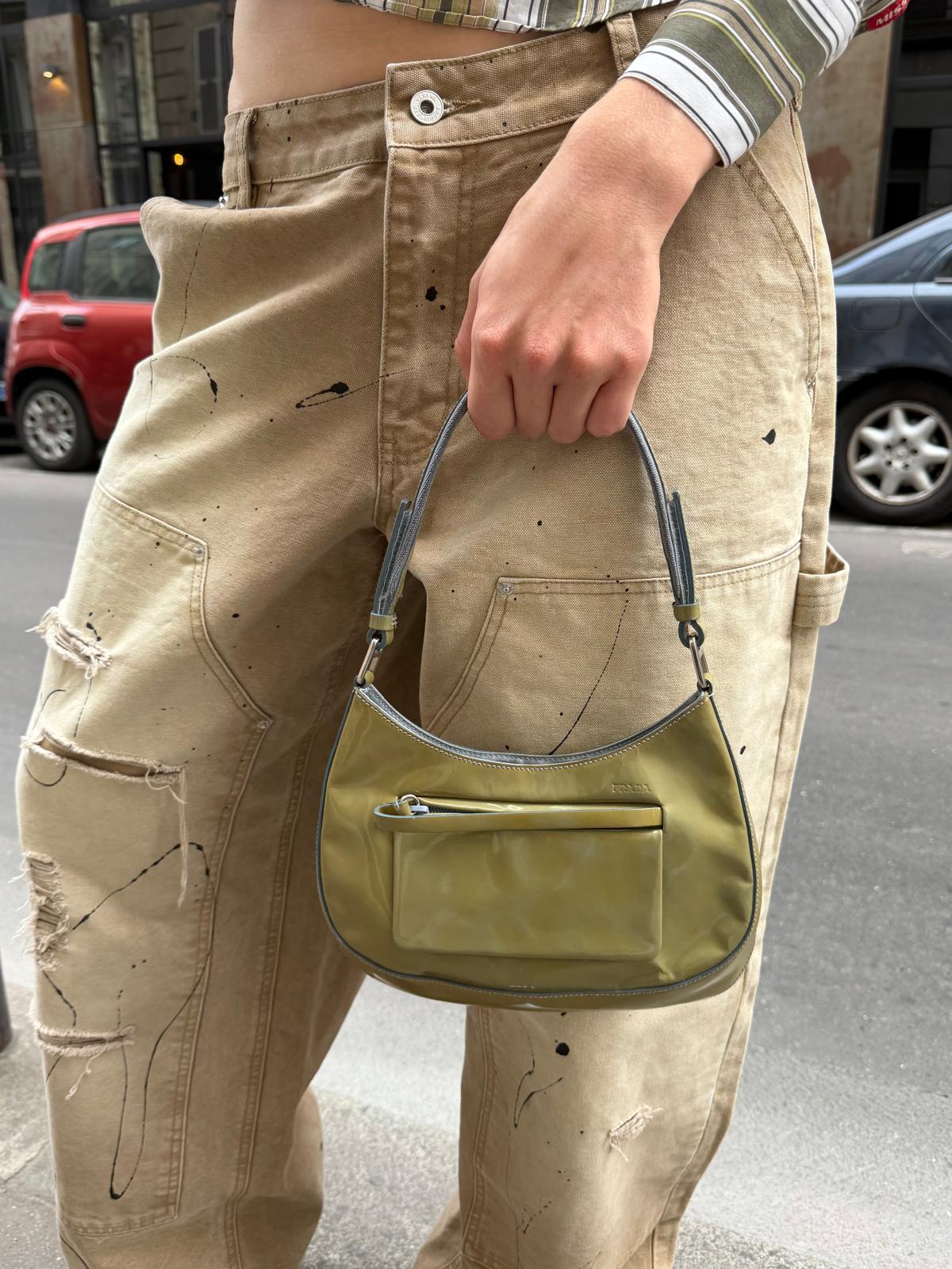 Prada 90s Mini shoulder bag green