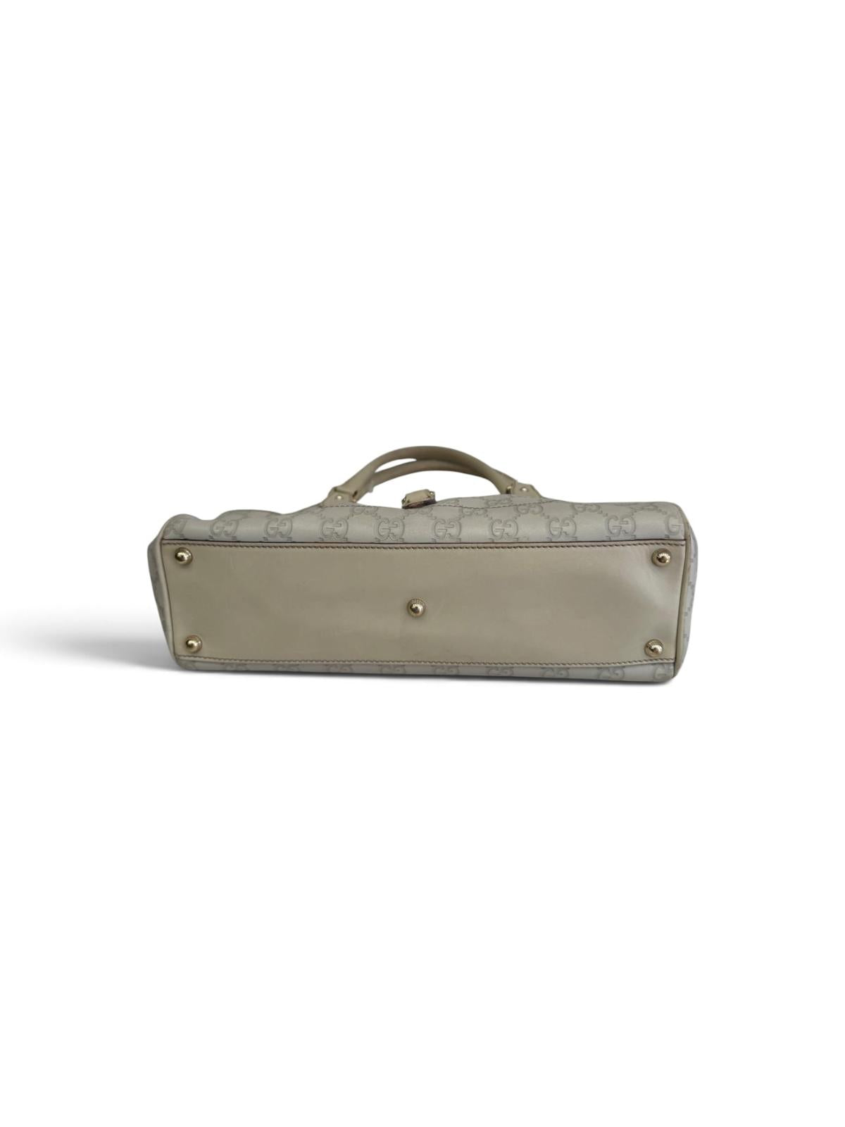 Gucci Jackie leather monogram white
