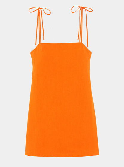 ROBE COURTE MARGAUX ORANGE