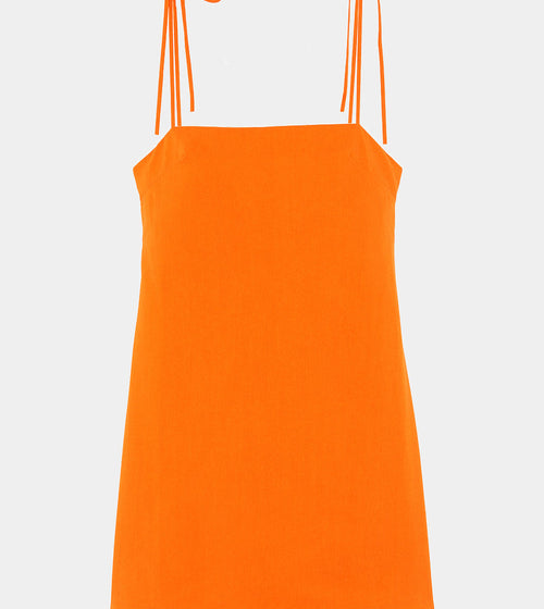 ROBE COURTE MARGAUX ORANGE